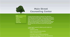 Desktop Screenshot of mainstcounseling.com